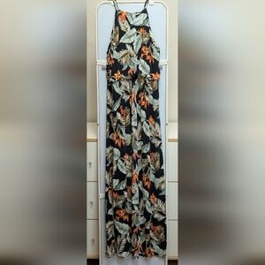 2 For $10 - Floral Halter Maxi Dress